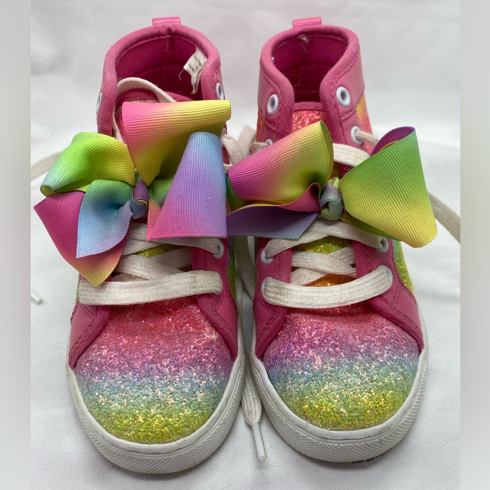 Jojo Siwa Glitter Shoes With Bow